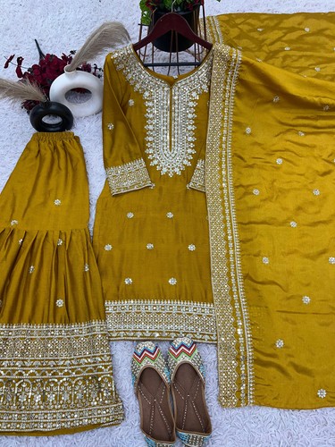 Ready Made Suits Indian Salwar Kameez Anarakali Dress Pakistani Wedding 3Piece - Picture 3 of 9