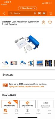 Guardian Leak Prevention System with 1 Leak Detector