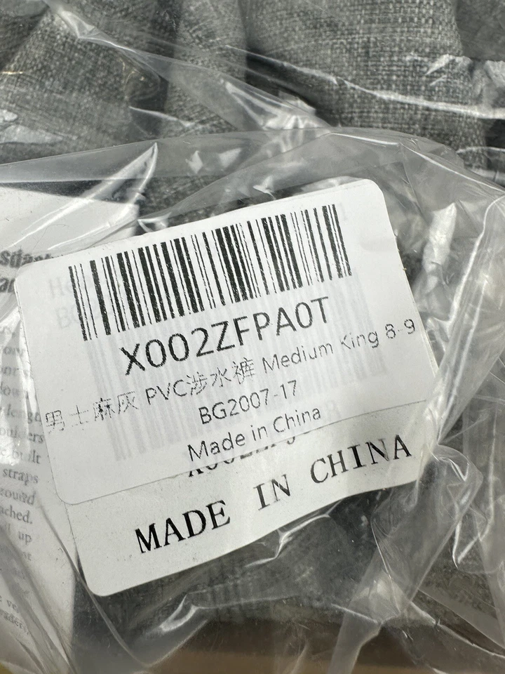 BASSDASH 3D Boot Foot Game Wader Ultra High Strength Nylon Medium King 8-9 Grey - Image 3 of 4