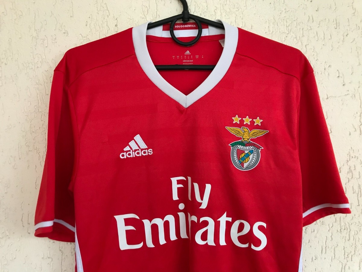 Benfica 2016 2017 Adidas Home Football Soccer Shirt Jersey Size S
