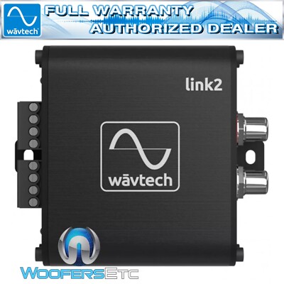 WAVTECH LINK2 2-CHANNEL LINE OUTPUT CONVERTER 40V INPUT 10V OUTPUT LESS 50-OHMS
