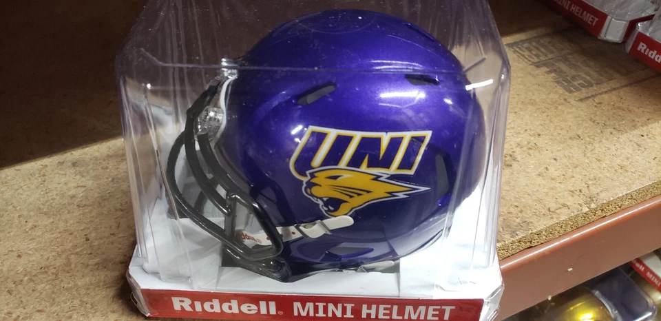 NORTHERN IOWA PANTHERS SPEED  MINI HELMET RIDDELL NEW IN BOX - Image 4 of 4
