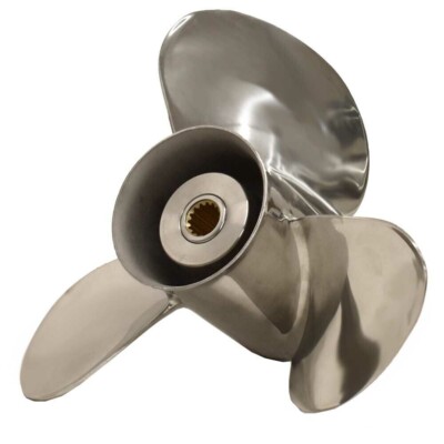 Solas  Saturn Boat Propeller 2531-140-19 | RH 14 x 19 P 3BLADE SS OMC JOHNSON