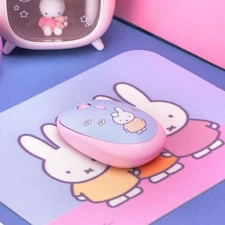 Miffy Mouse + Pad Set Wireless Multi Pairing Bluetooth Receiver Kawaii  DPI 1600