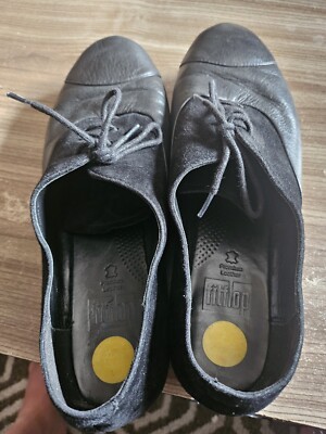 Ladies FITFLOP brogues ,lace Up Shoes,leather And Suede, Comfy