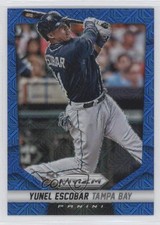 2014 Panini Prizm Blue Mojo Prizm 63/75 Yunel Escobar #25 0q5