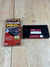 Maxell Premium Video Head Cleaner VP-200 - Wet Type VHS - Camcorder Safe