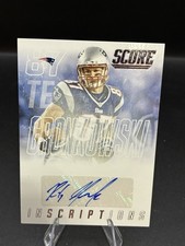 Rob Gronkowski 2015 Score Inscriptions Auto Patriots