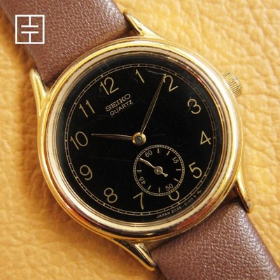 SEIKO 2G38-0050 Vintage Ladies  S.S Quartz Watch (MADE IN JAPAN)