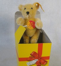 4" Steiff Gold Original Teddy Bear Miniature 030574 NEW box all tags Valentine