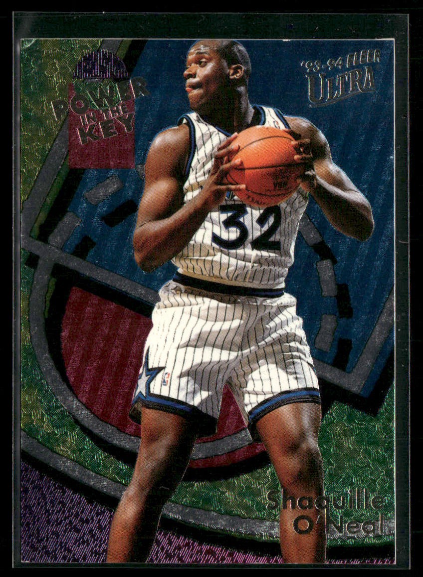 1993-94 Ultra #7 Shaquille O'Neal Power in the Key Vg/Ex