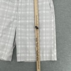 Ben Hogan Golf Shorts Men's Size 40 White Gray Plaid Performance 10in Inseam — photo 7