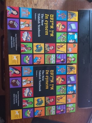 In Eynem The New Yiddish Textbook Two NEW Books VOL 1 & 2 Asya Vaisman Schulman