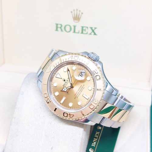 Rolex 40mm 18K Half Yellow Gold Champagne Dial Yachtmaster REF: 16623 (2013)