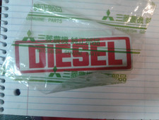 19702741000 Mitsubishi Diesel Decal 19702741000 Mitsubishi Diesel Decal