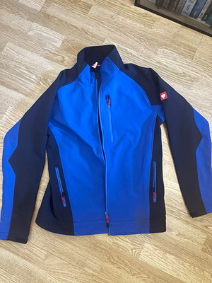 engelbert strauss Herren Softshelljacke S Blau/Schwarz Stehkragen RV
