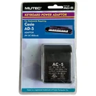 Mutec AC-5 Keyboard Power Adapter Replacement for Casio AD-5 - NEW SEALED!