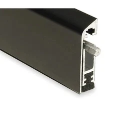 National Guard 220Ndkb-3 Automatic Door Bottom, 1/4X36in, Aluminum