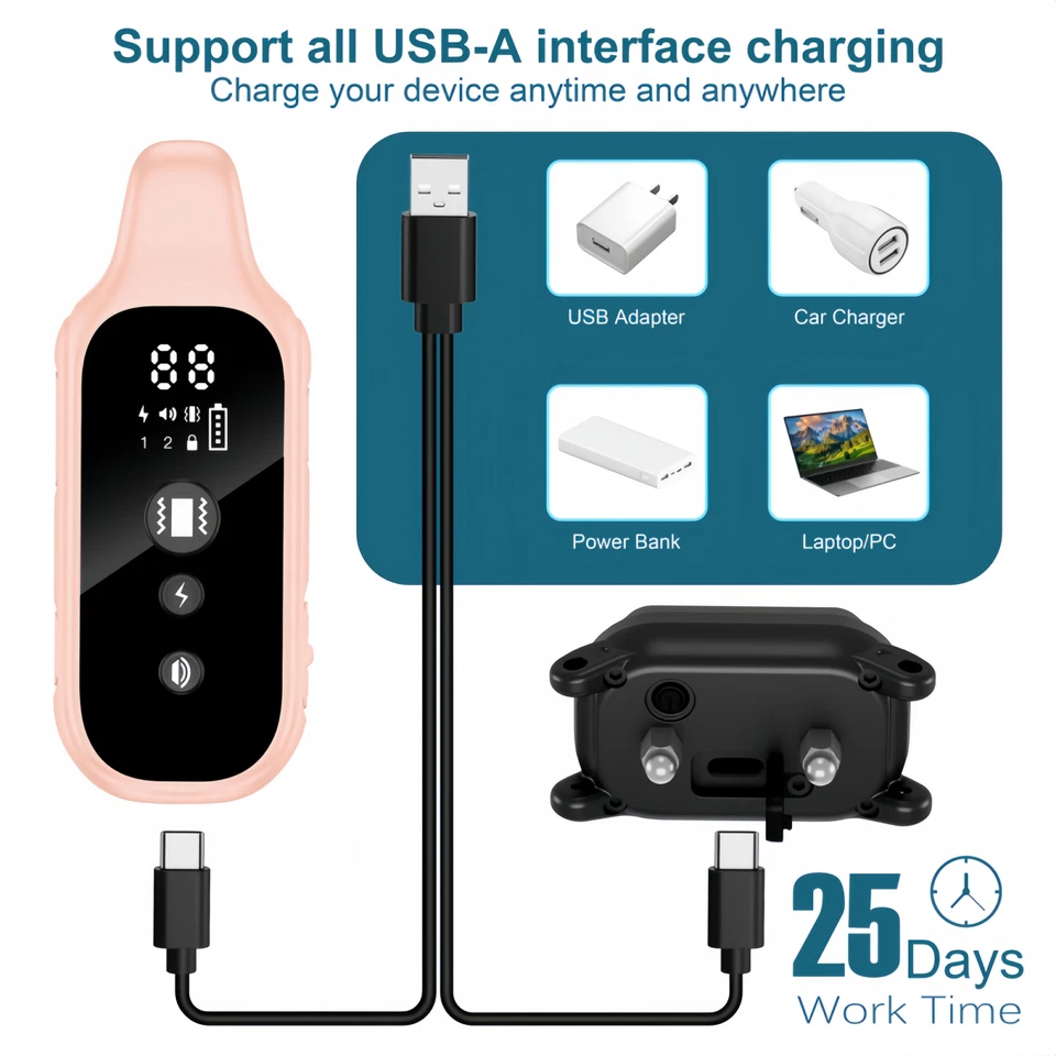 Водонепроницаемый автоматический режим ошейника против лая для всех кошек силиконовый материал - Изображение 3 из 4