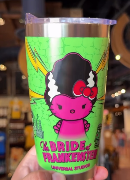 Universal Studios Hello Kitty Bride of Frankenstein Tumbler Cup | eBay