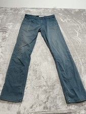 RVCA Pants Jeans Boys Size 29 Bluish Gray Nature X Industry Light Distressing