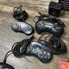 Sega Genesis Model 1 Console System 1601 - Sonic bundle Box W/ Extras (Read)