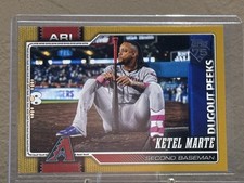 2026 TOPPS Series 1 Celebration Dugout Peeks Ketel Marte /50 Gold Ssp
