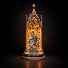 Joseph’s Studio Holy Family LED Arch Nativity Statue 11.75” Roman Lighted