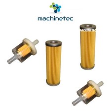 4 x Fuel Filters for Kubota K 008 Mini Excavator ,D722 BH Engine, Machinetec
