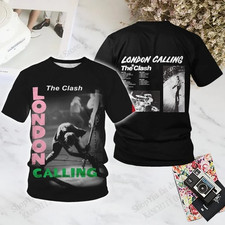 Vintage Rock Band The Clash 3D T-shirt Men Women BL670