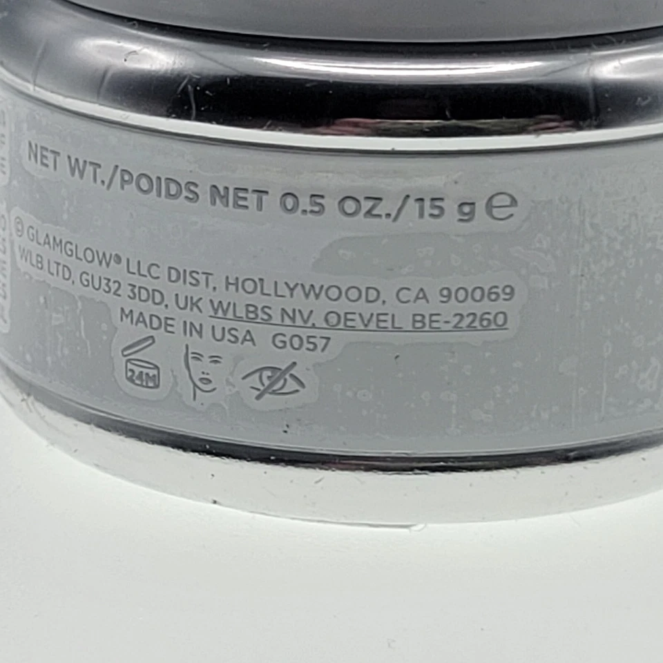 GlamGlow Supermud Clearing Treatment Mask Masque Mini/Travel (0.5 oz) New/SEALED - Image 3 of 4