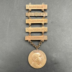 1908-11 Pennsylvania National Guard Expert Marksman Medal Commander In Chief -EL