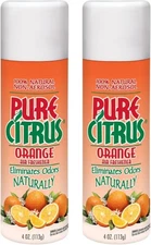 2 pack Pure Citrus Orange Air Freshener, 4Oz. Orange Scented Non-Aerosol NEW