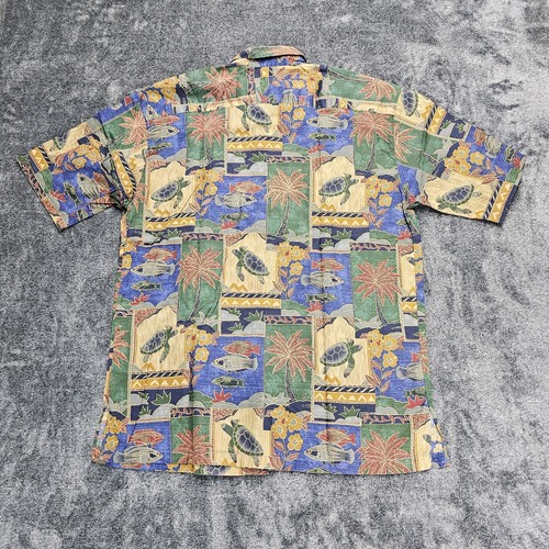 2 ct Men's Tori Richard 100% Cotton Lawn SS Button Up Camp Shirt Size M Hawaiian - Picture 10 of 24