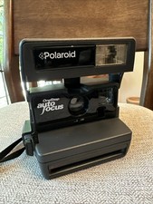 Vintage Polaroid One Step AF Auto Focus 600 Instant Camera Made In UK W Strap