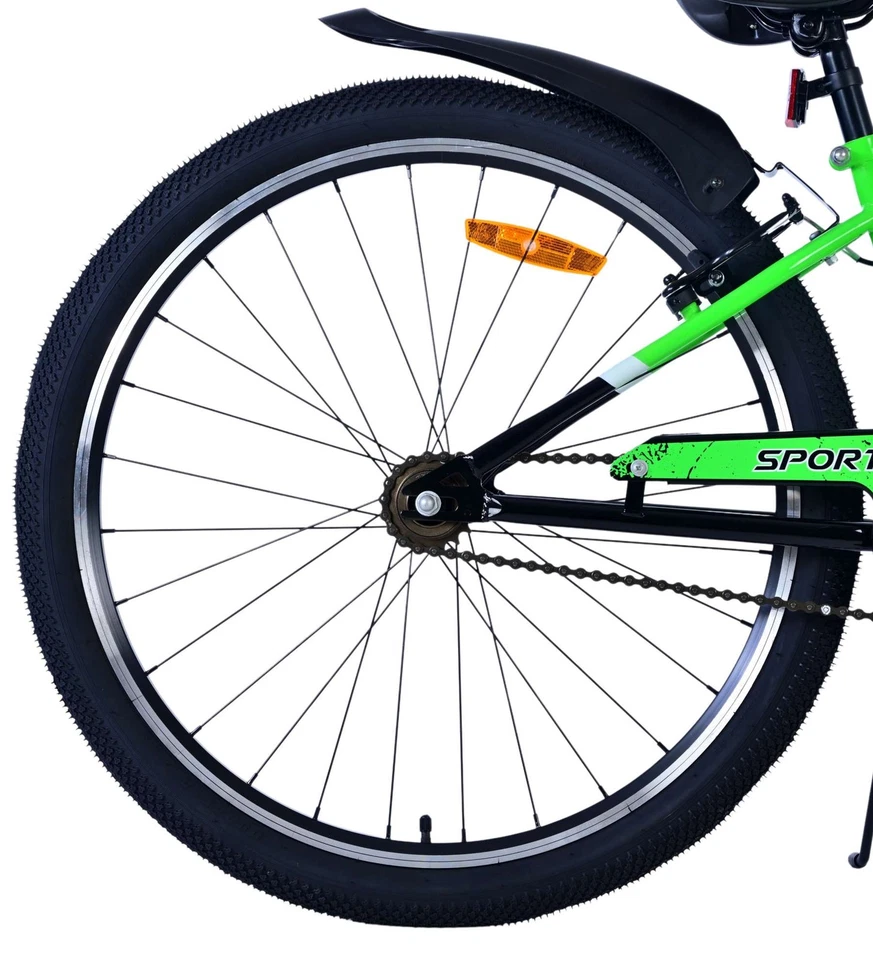 Volare Sportivo Kinderfahrrad für Jungen - 26 Zoll in Grün mit Zweihandbremsen - Bild 2 von 4