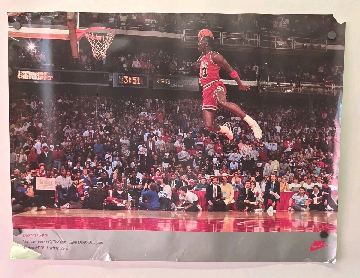 Michael Jordan Basketball 1988 Vintage Sports Posters for sale | eBay