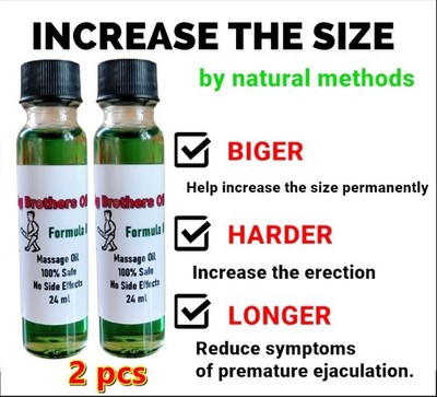 Z3 MALE MEN ENLARGER GROWTH OIL BIGGER II GROW LONGER HARDER THICKER SIZE X2