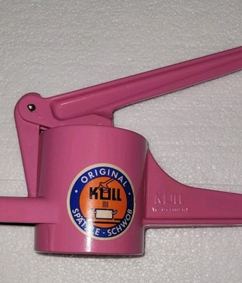 Kull Original Pink Spaetzle Schwob Maker Aluminum Press Potato