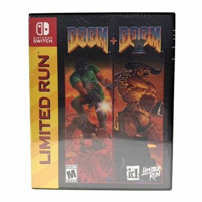Limited Run Games DOOM + DOOM II #283 Nintendo Switch 10th Anniversary Variant