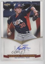 2012 USA Baseball National Team 18U Signatures /349 Keegan Thompson #KT Auto 2d9