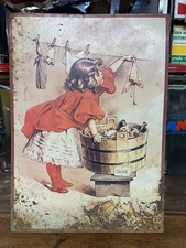 VINTAGE IVORY SOAP SIGN RUSTIC DECOR BARN HANGER COUNTRY GENERAL STORE