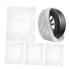 Extra-Large Tire Covers, Tear-Resistant LDPE Plastic Tire Bags for Storage 4PCS