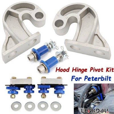 134708 - Engine Hood Pivot Hinge & Bushing & Bolts Kit For Peterbilt 379 378