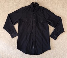 5.11 Tactical Series Black Button Up Shirt Size Small 14-14 1/2 32-33
