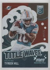 2024 Panini Donruss Elite Title Waves Red 60/75 Tyreek Hill #9 1kn1