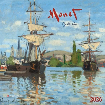 TUSHITA PAPERART GMBH Claude Monet - By the Sea 2026 | Kalender 2026 | Kalender | Tushita Fine Arts