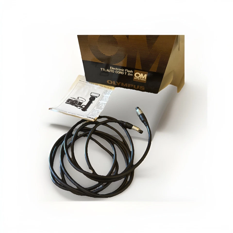 Olympus TTL Auto Cord T, 2m for OM System Cameras - Electronic Flash - Image 3 of 3