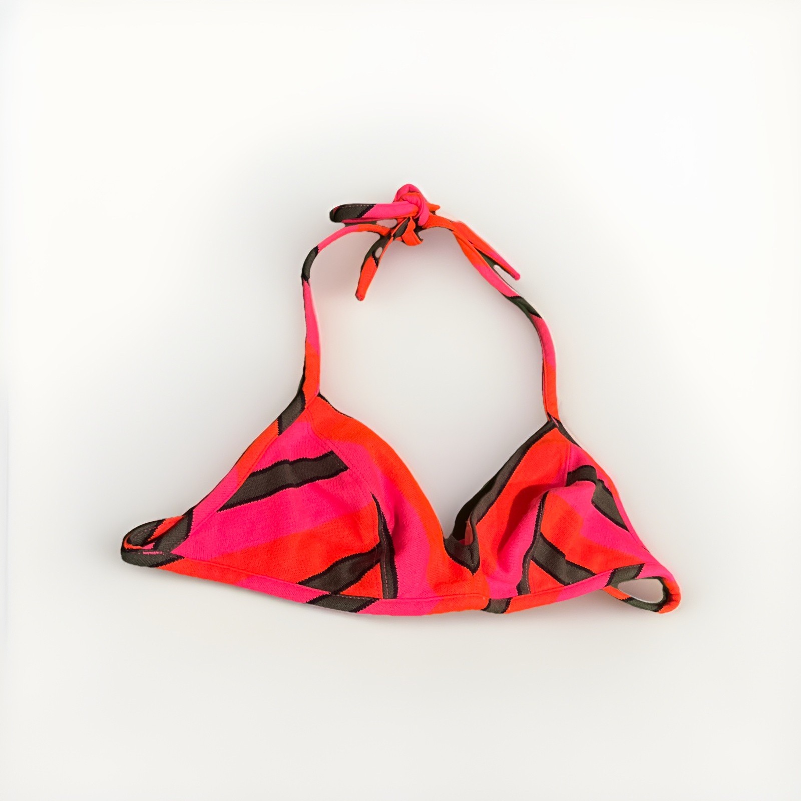 Vintage Swimsuit Bikini Top Cole of California Ne… - image 1