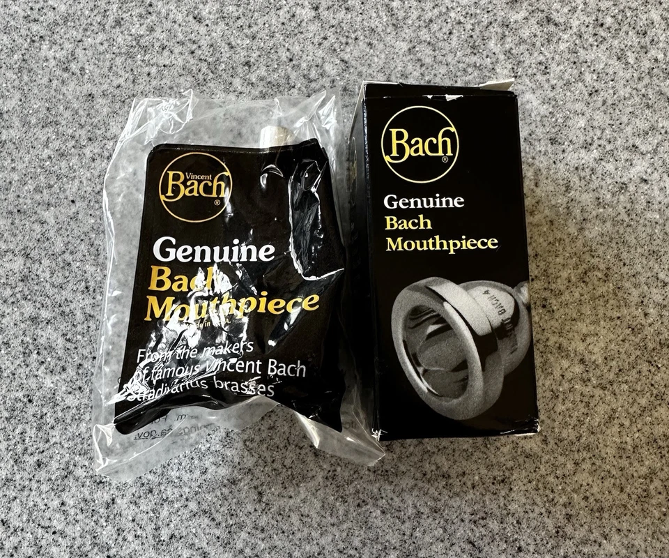 Boquilla trombón caña pequeña Bach 12C nueva plateada Foto 3 de 3